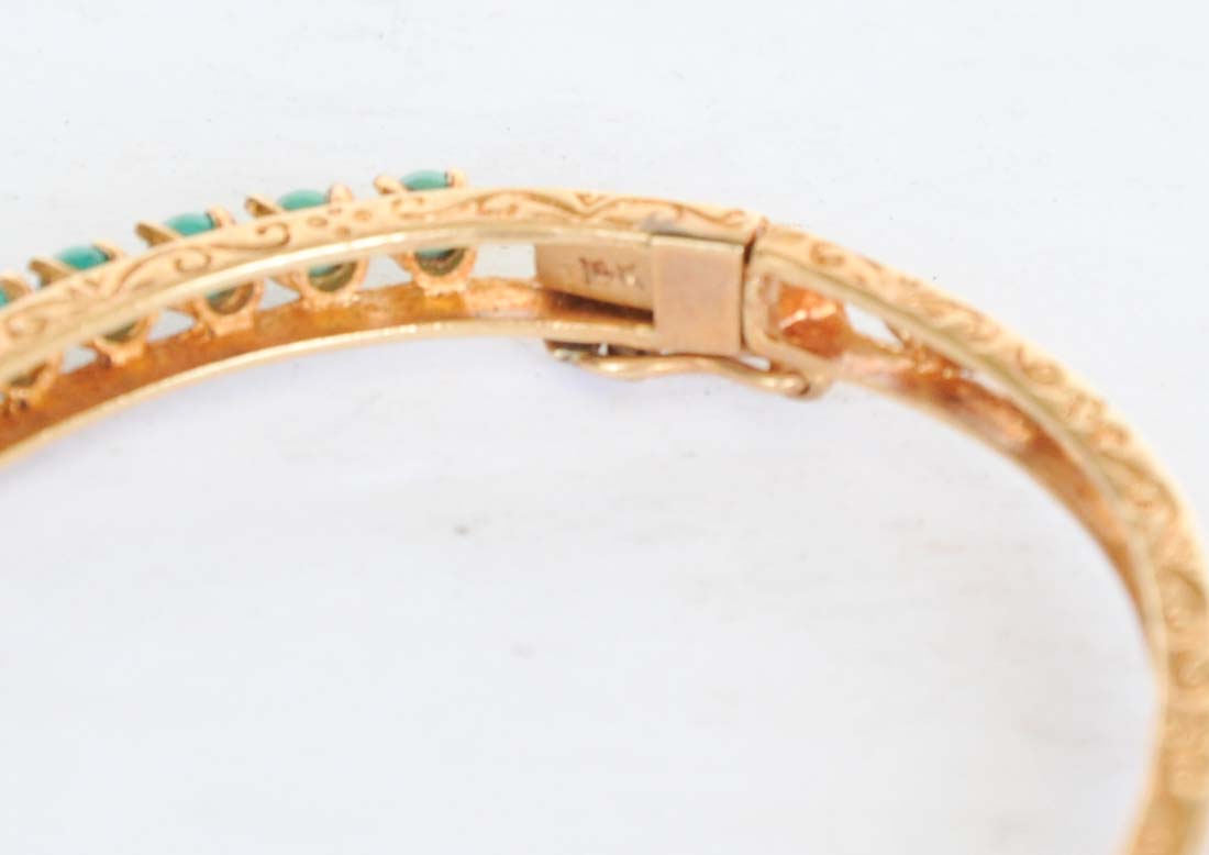 Collection of Gold Marked Bracelets