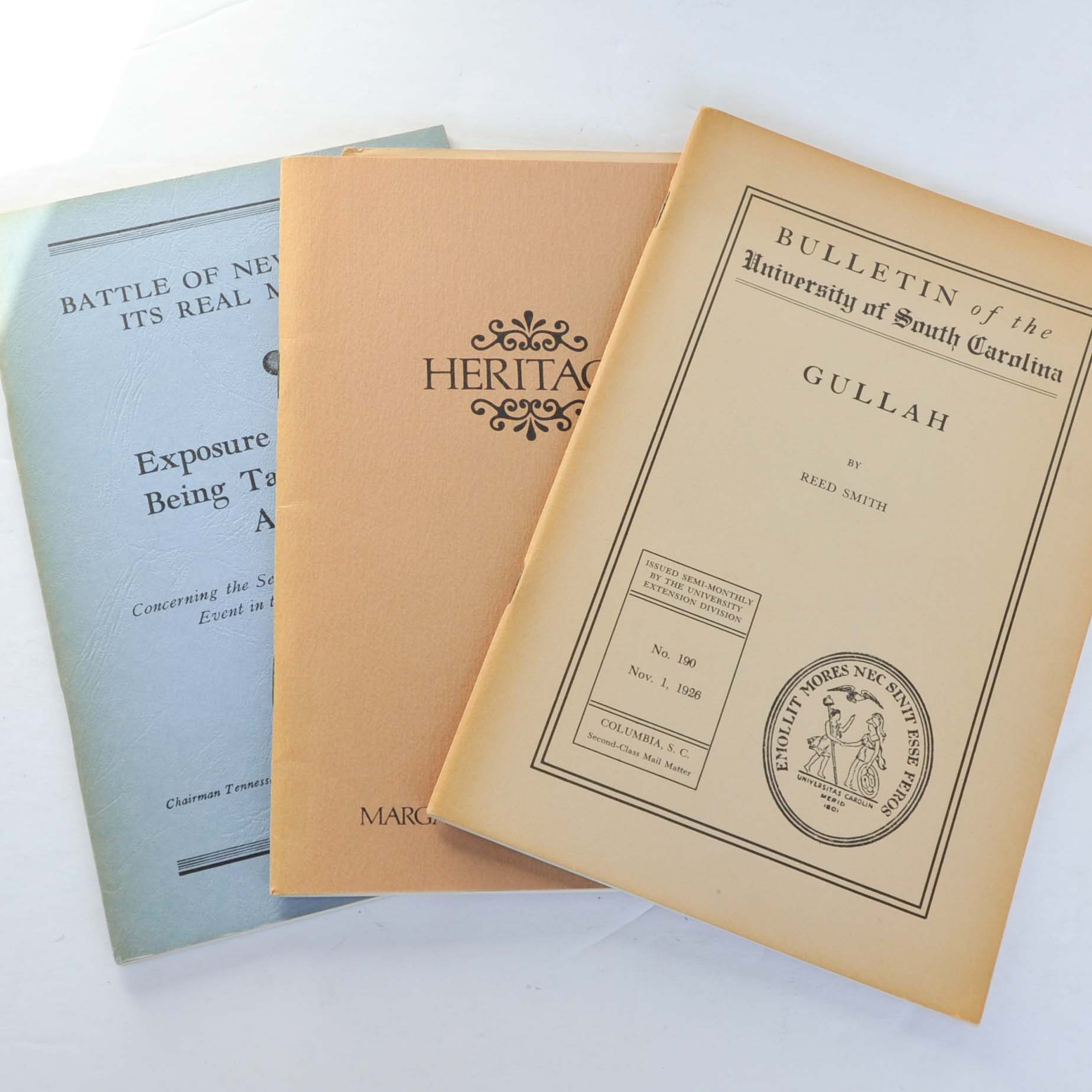 Trio of Vintage Pamphlets