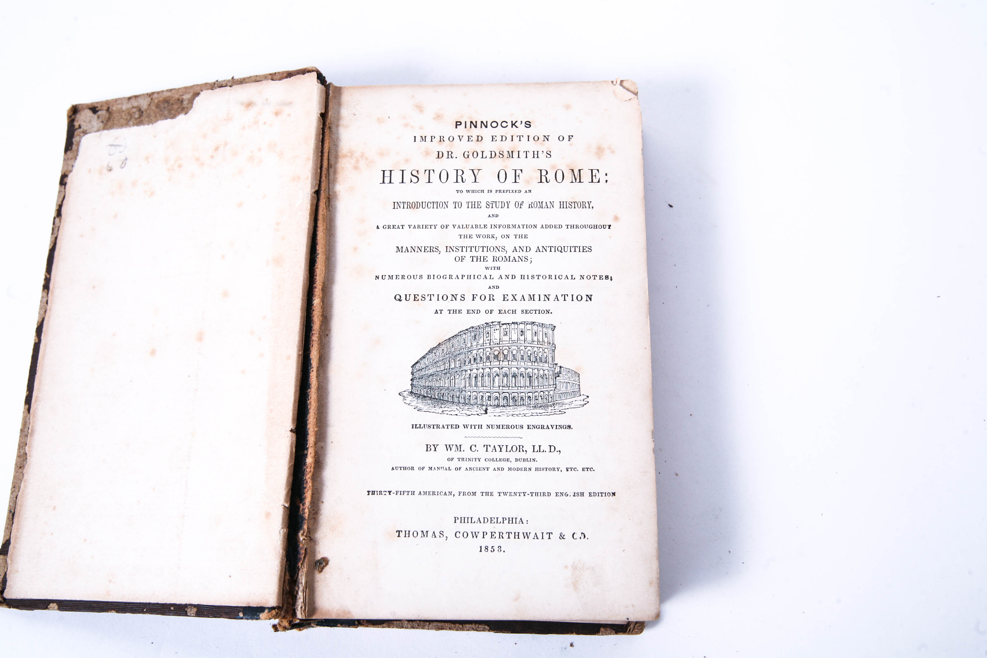 History Text Books Published in the 1800s