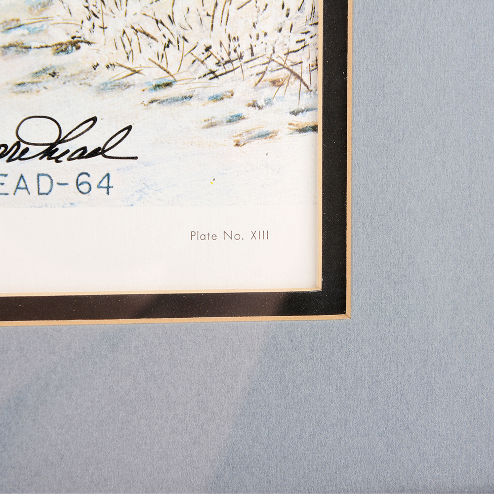 Signed 'Old Barn' Print by Kentucky Artist C.G. Morehead