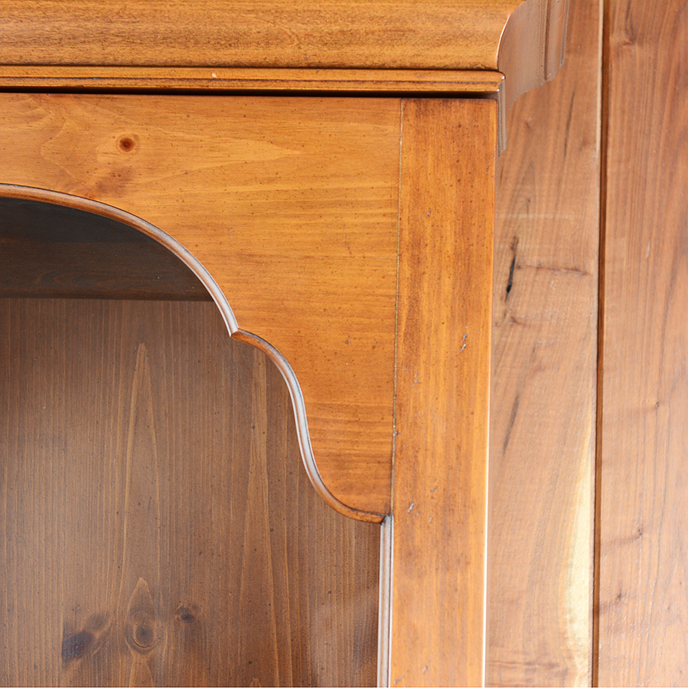 Glass Front Pine Firearm Cabinet