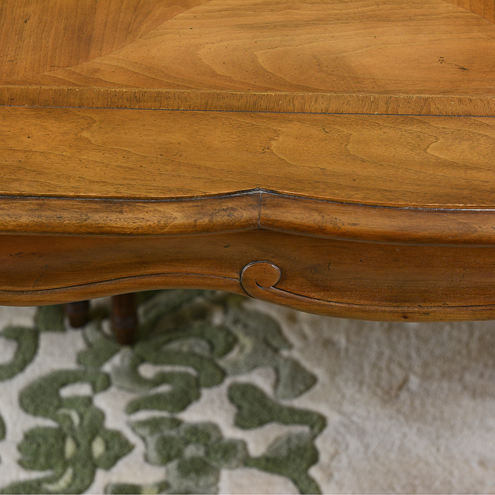 Baker Furniture French Provincial Dining Table With Louis XVI Style Chairs