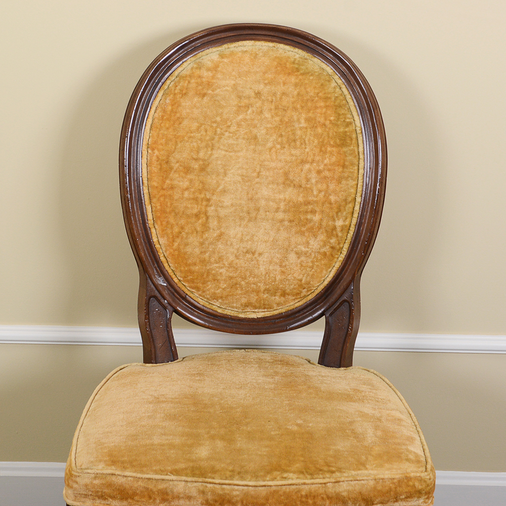 Baker Furniture French Provincial Dining Table With Louis XVI Style Chairs