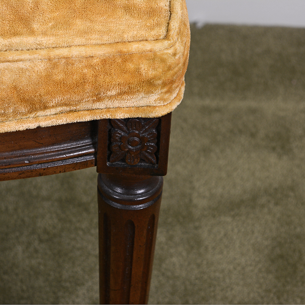 Baker Furniture French Provincial Dining Table With Louis XVI Style Chairs