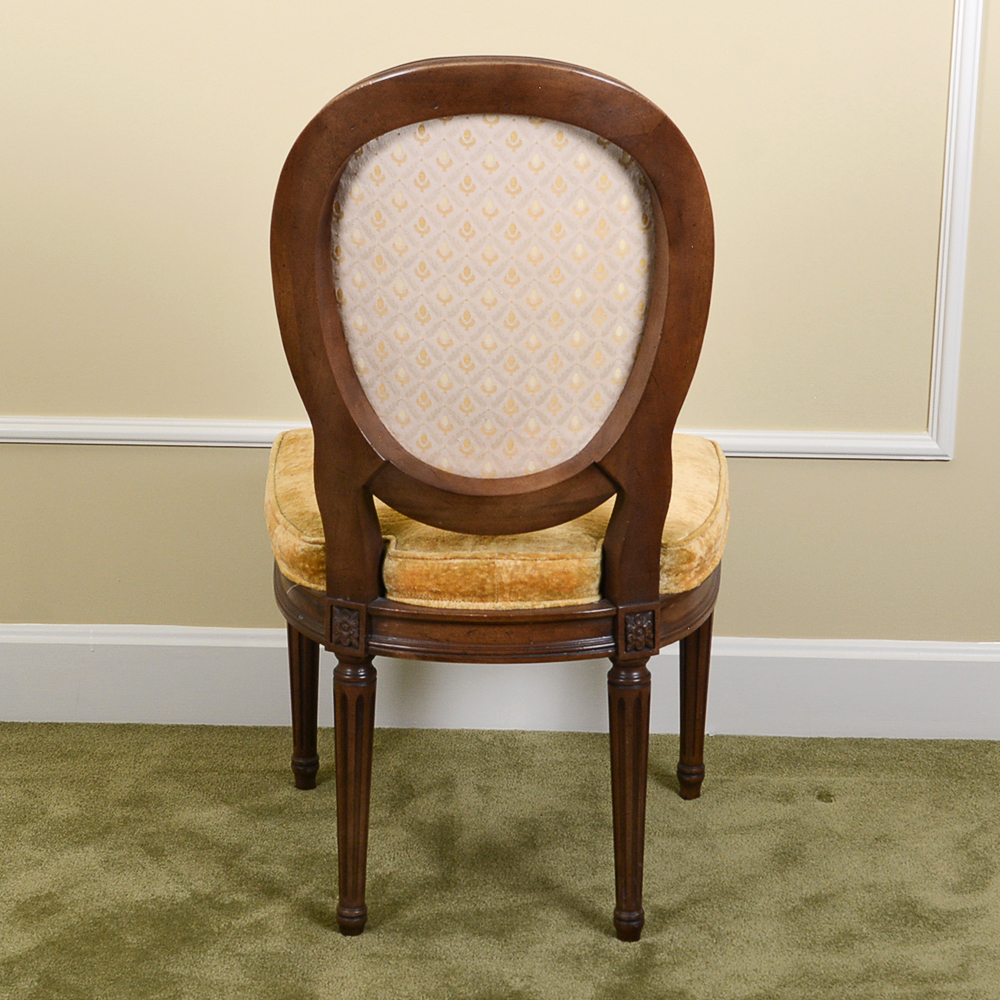 Baker Furniture French Provincial Dining Table With Louis XVI Style Chairs