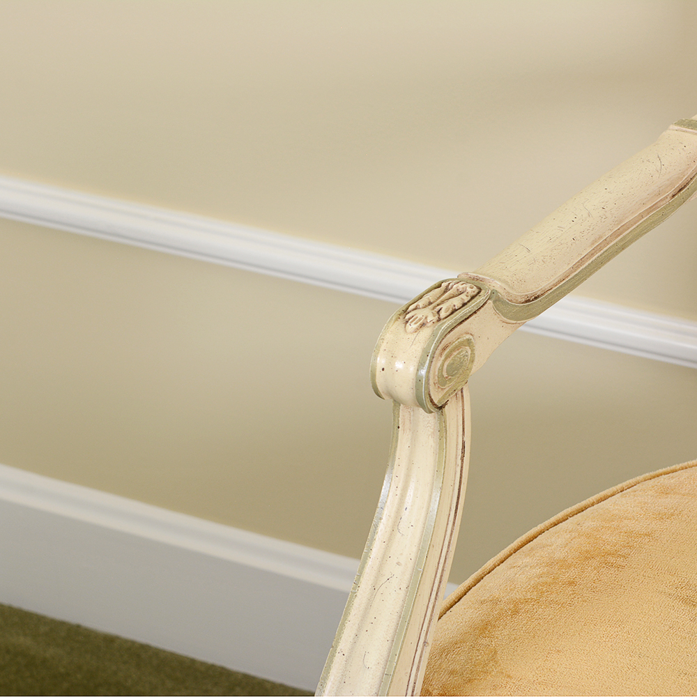 Baker Furniture French Provincial Dining Table With Louis XVI Style Chairs