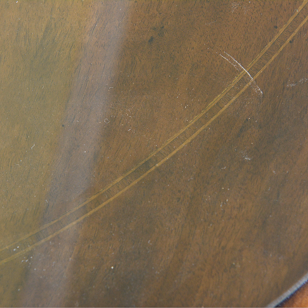 French Provincial Double Concave Bow Front Sideboard by Baker Furniture