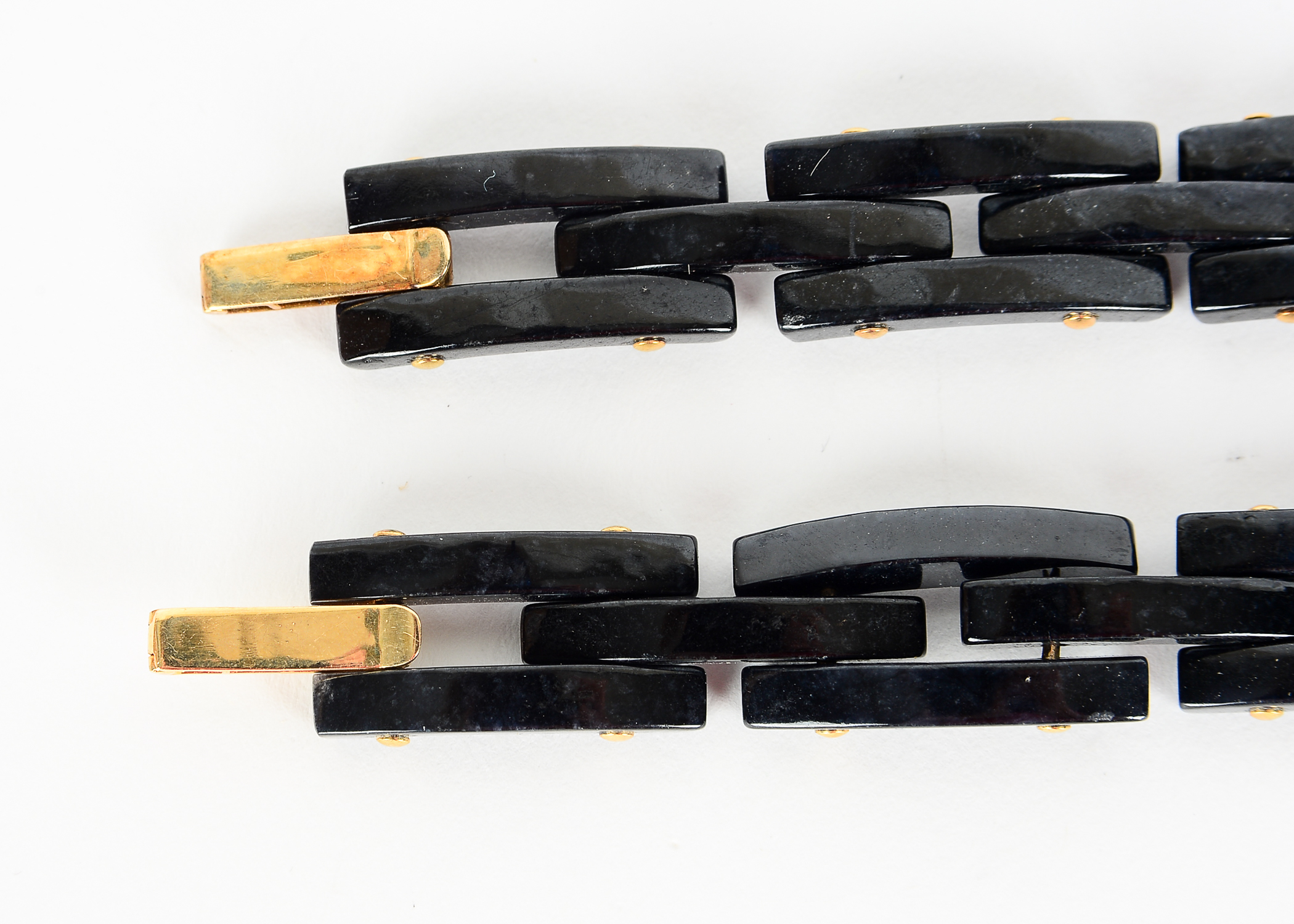 Collection of Bracelets With Gold and Sterling Silver