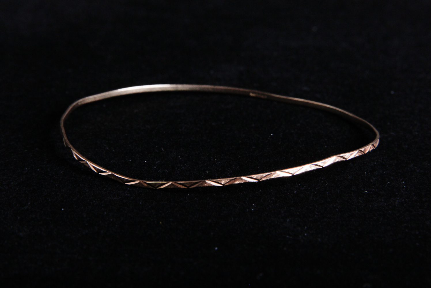 Set of Gold Bangle Bracelets