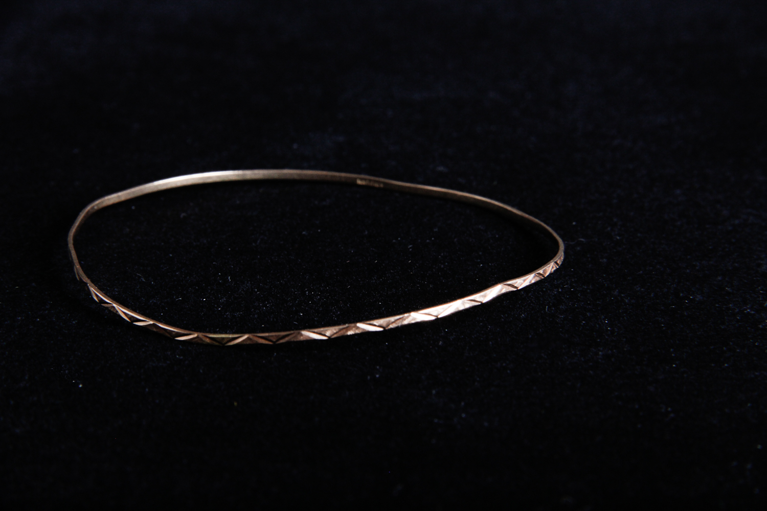 Set of Gold Bangle Bracelets