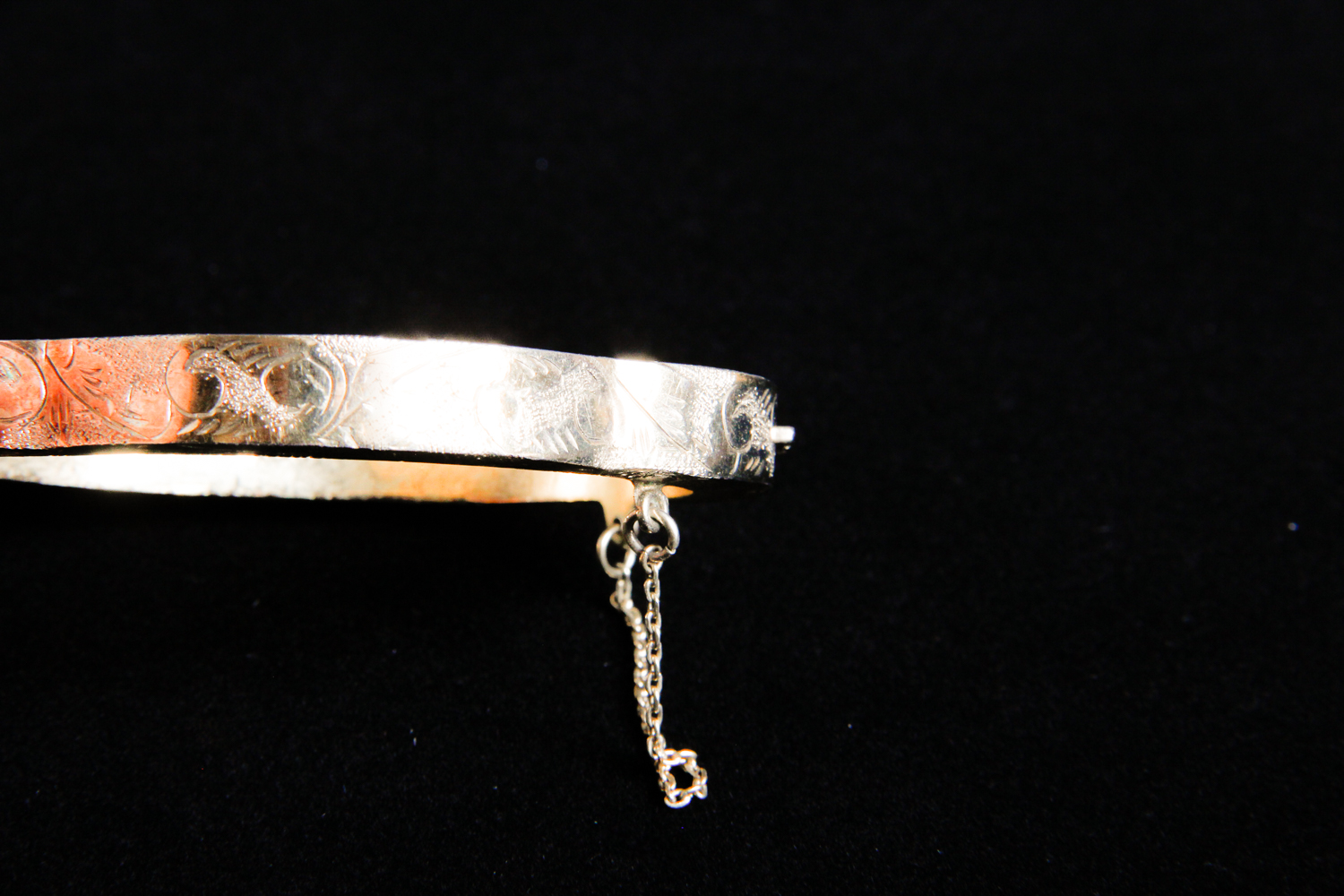 Engraved Bangle Bracelet