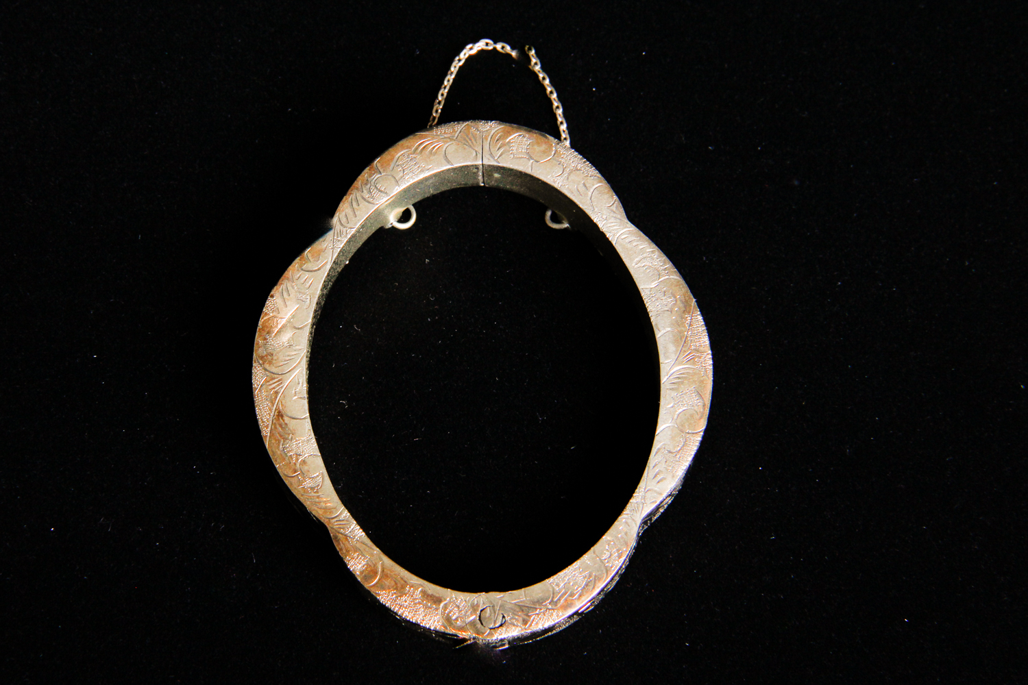 Engraved Bangle Bracelet