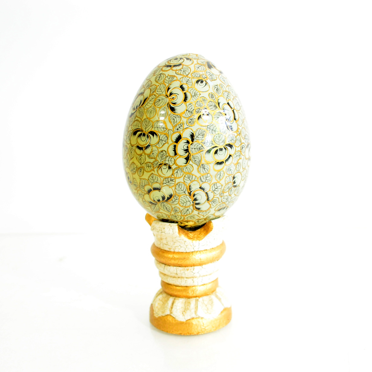 Assortment Of Decorative Eggs and Stands