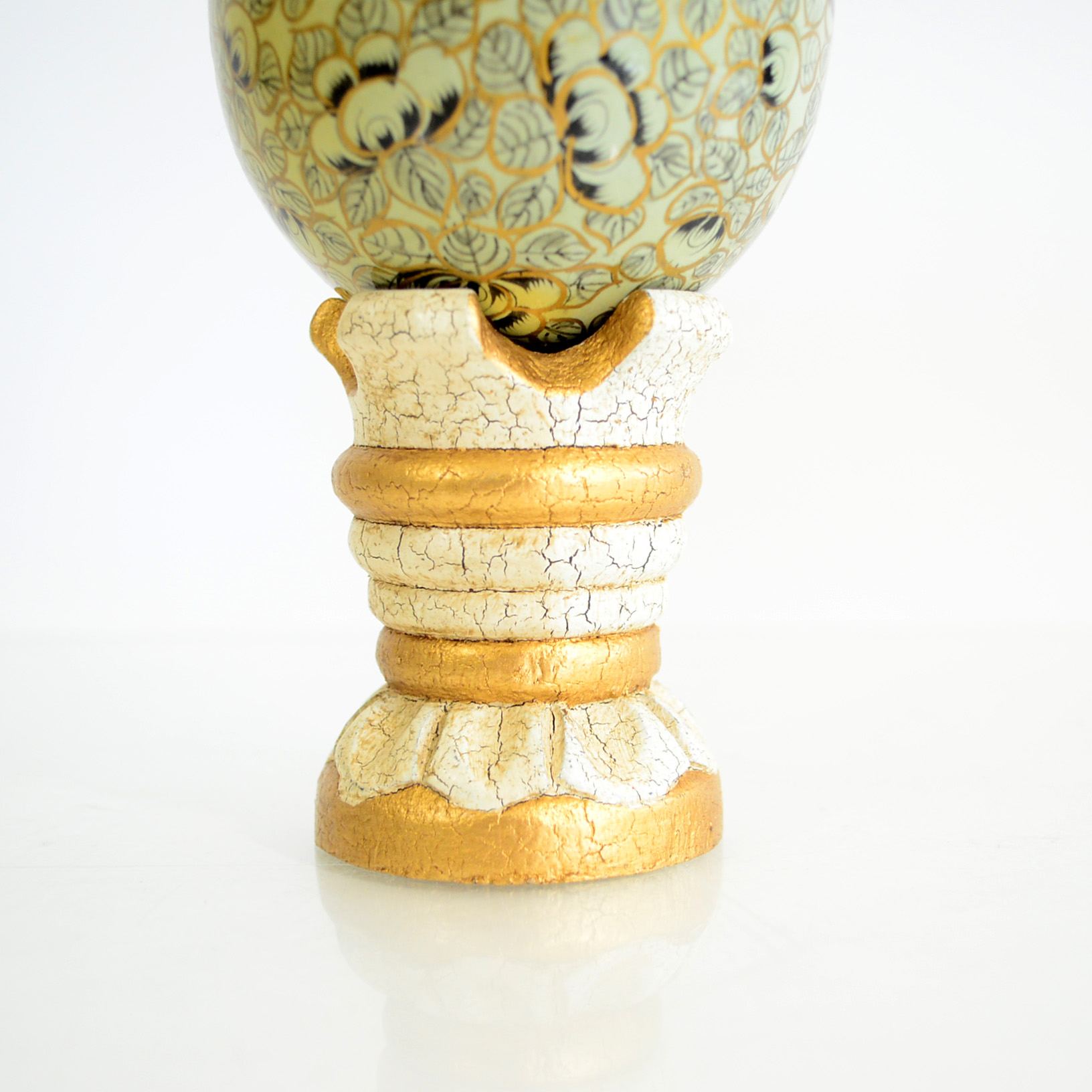 Assortment Of Decorative Eggs and Stands