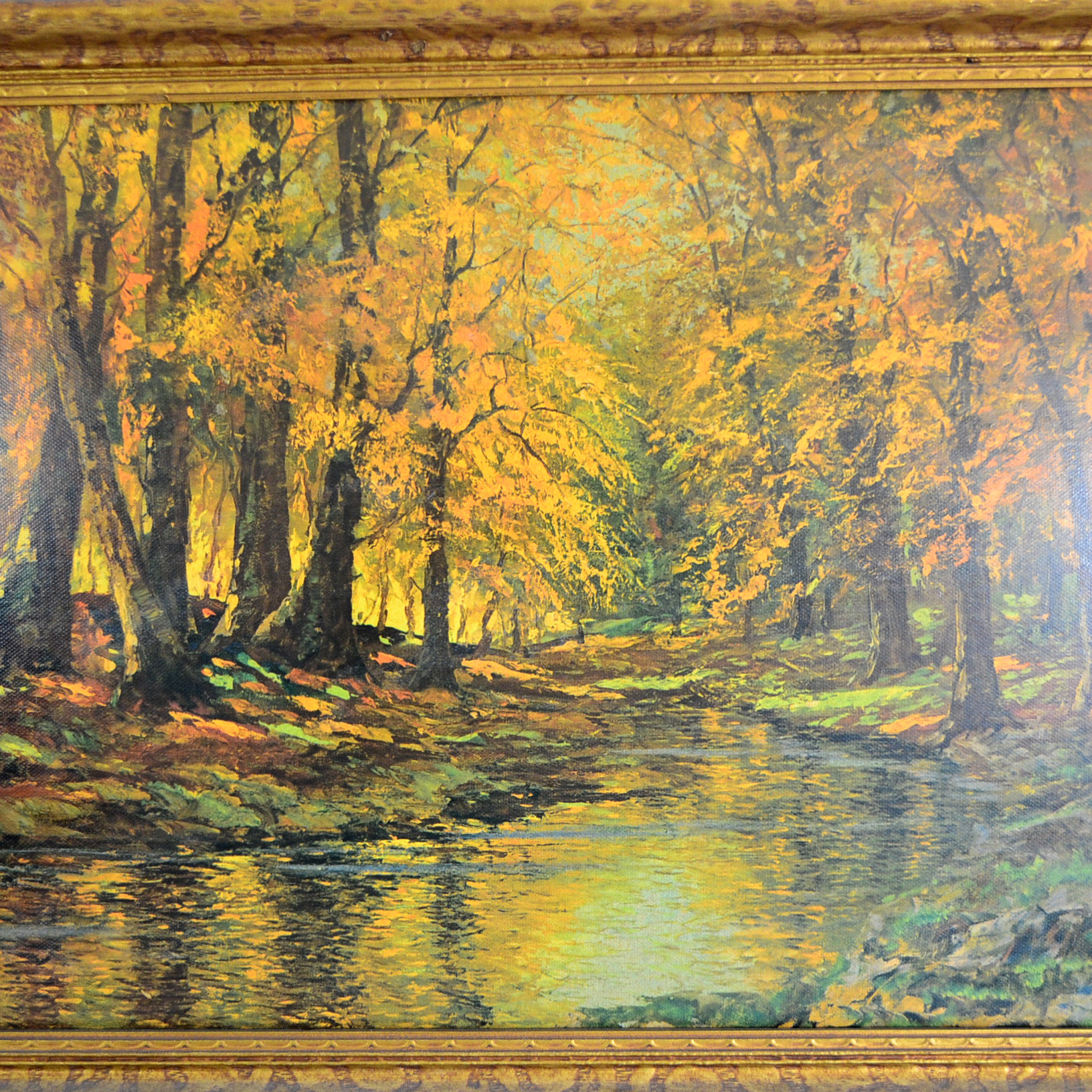 Offset Lithograph Landscape After Rolf Sigurd