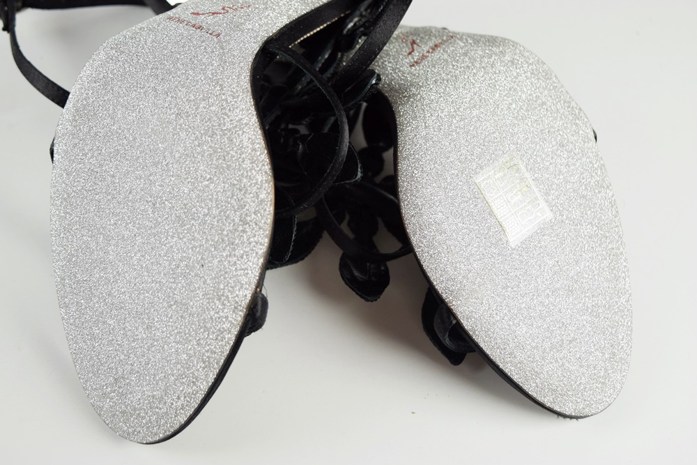 Sensational Rene Caovilla Rhinestone Heels with Silver Dust Metallic Soles, Size 40