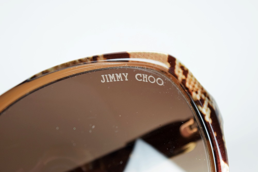 jimmy Choo Ladies "Lela" Over Sized Sunglasses in Taupe