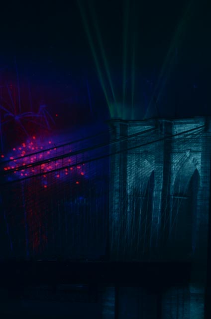 Todd Watts Dye Transfer Monoprint "Artifice and Artifact #24"