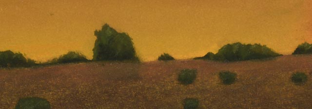 John Beerman Aquatint with Applied Gold Leaf