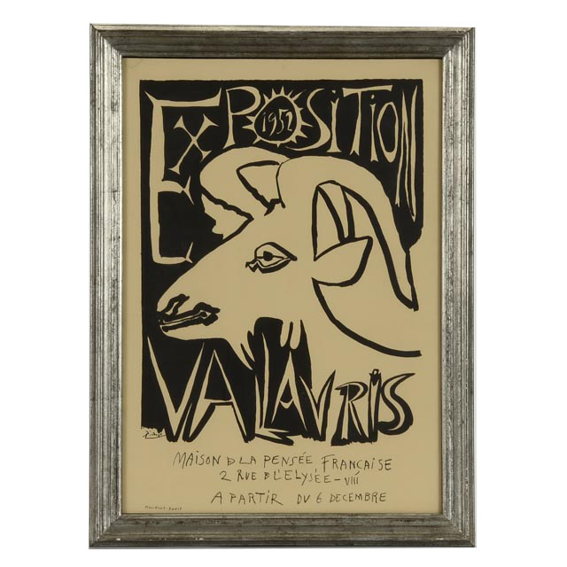 1952 Picasso Exhibition Poster