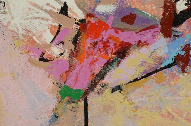 Robert Kaupelis Acrylic on Canvas Abstract Painting