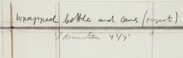 Christo Signed Print “Wrapped Bottle and Cans”