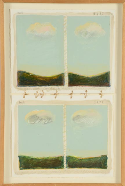 Carol Anthony "Scrapbook Dew of Little Clouds" Mixed Media