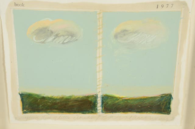 Carol Anthony "Scrapbook Dew of Little Clouds" Mixed Media