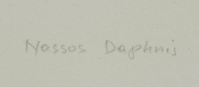 Nassos Daphnis Serigraph "SS-1-78"