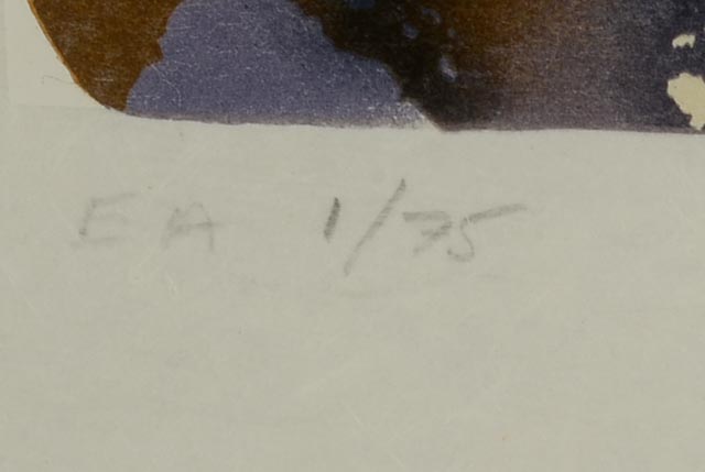 Salvador Dalí Limited Edition Lithograph "The earth goddess"