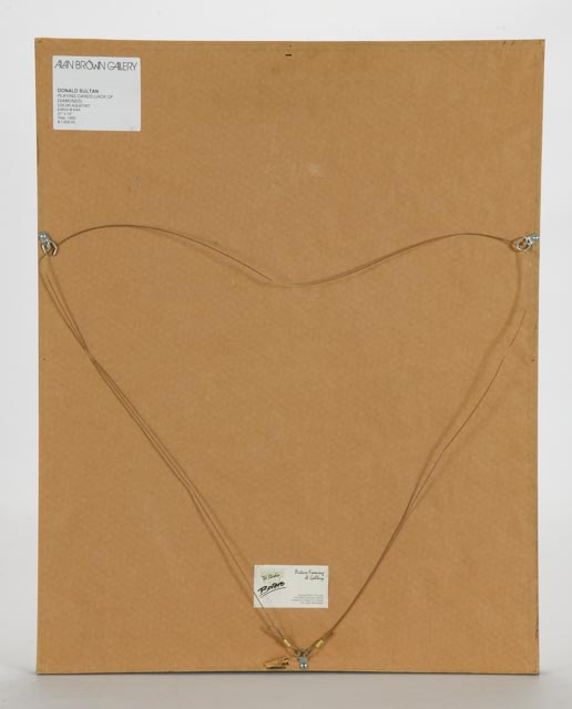 Donald Sultan Aquatint "Playing Cards (King of Hearts)"