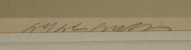 Shusaku Arakawa Color Lithograph "Chain of Command"