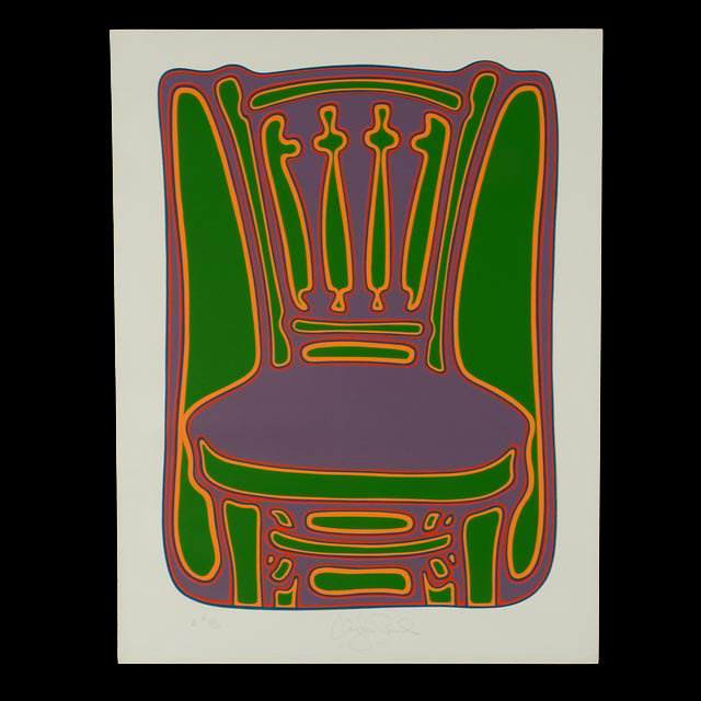 Clayton Pond Serigraph "Chair"