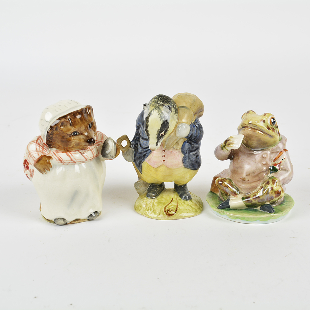 Collection of Beatrix Potter Porcelain Figurines