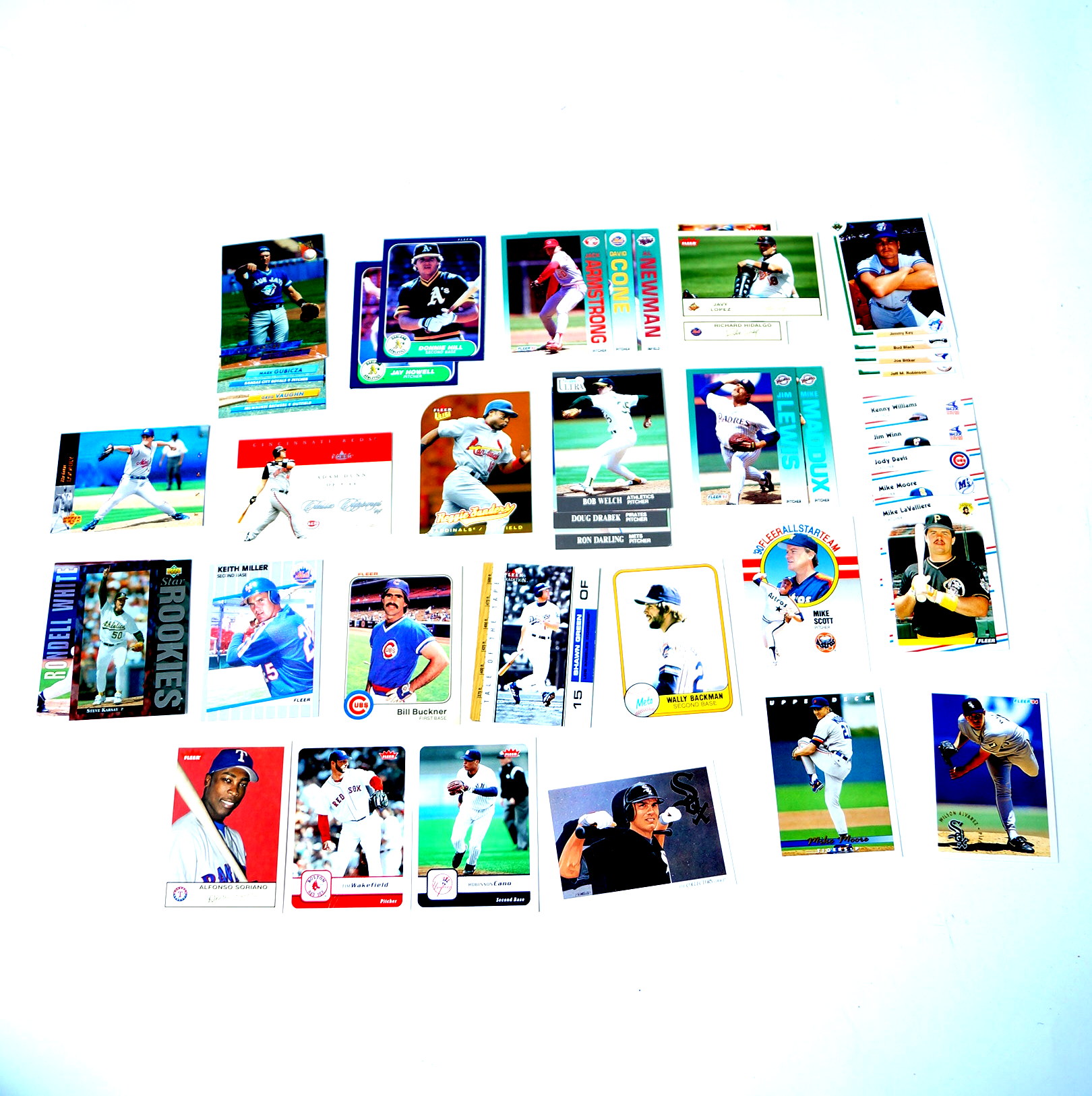 Assortment of Vintage Fleer Baseball Cards