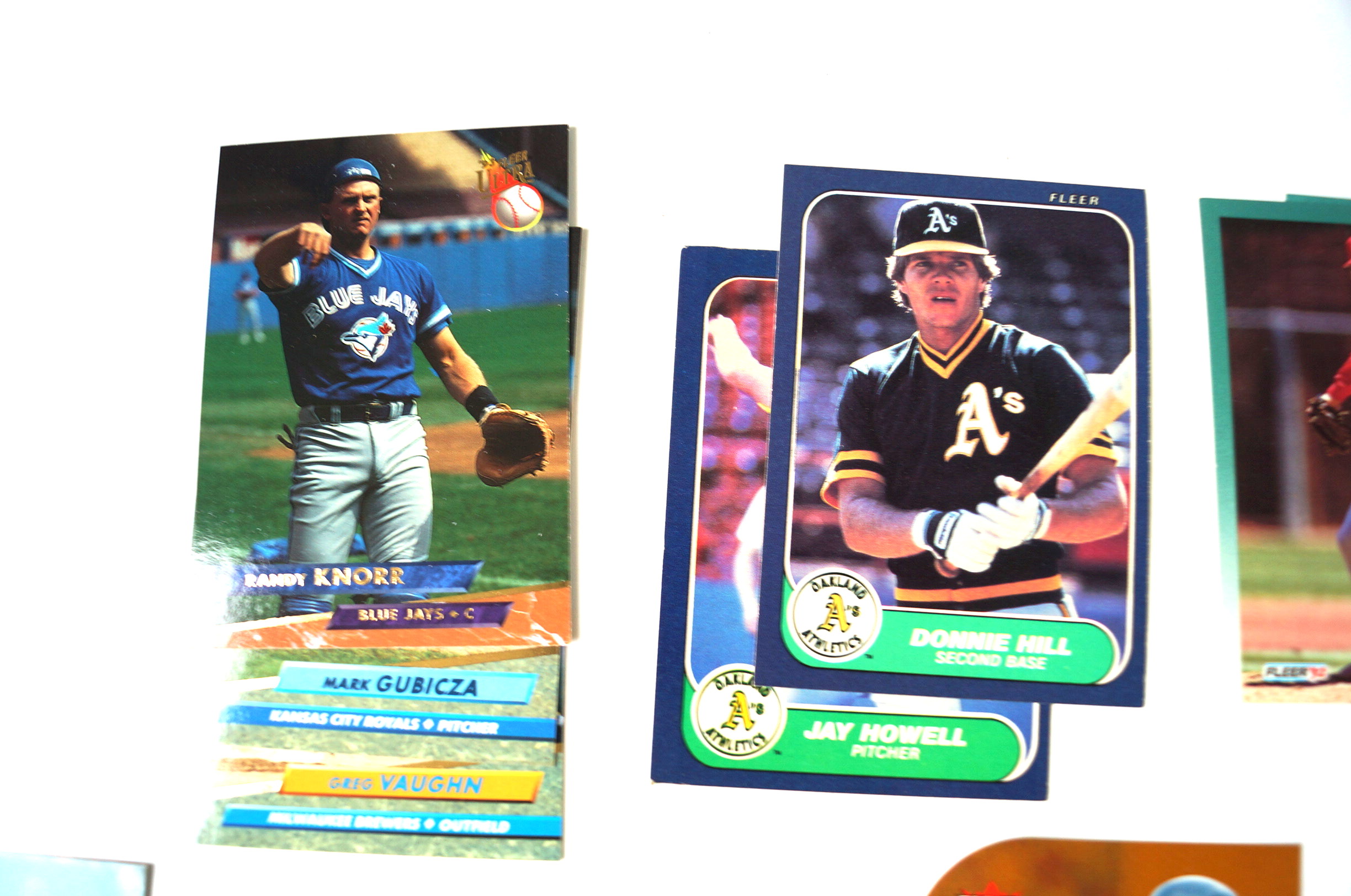 Assortment of Vintage Fleer Baseball Cards