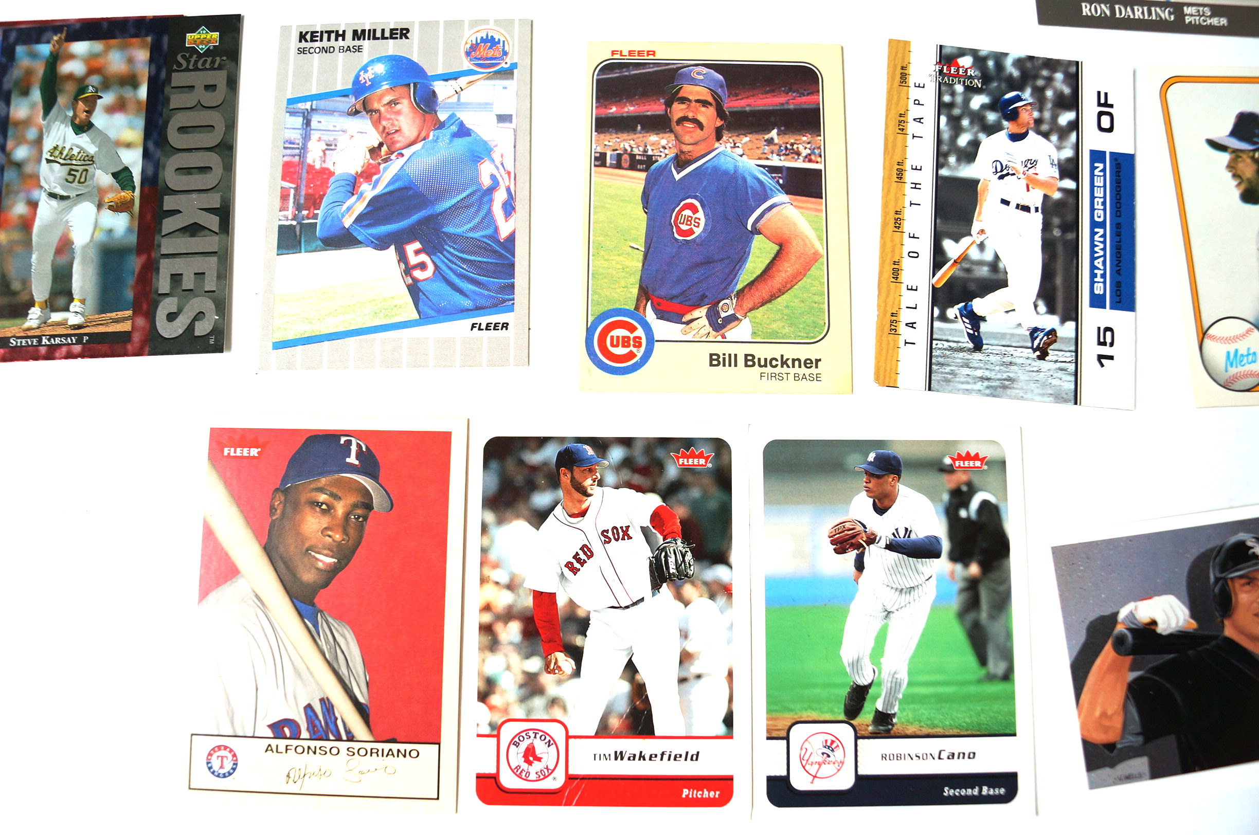 Assortment of Vintage Fleer Baseball Cards