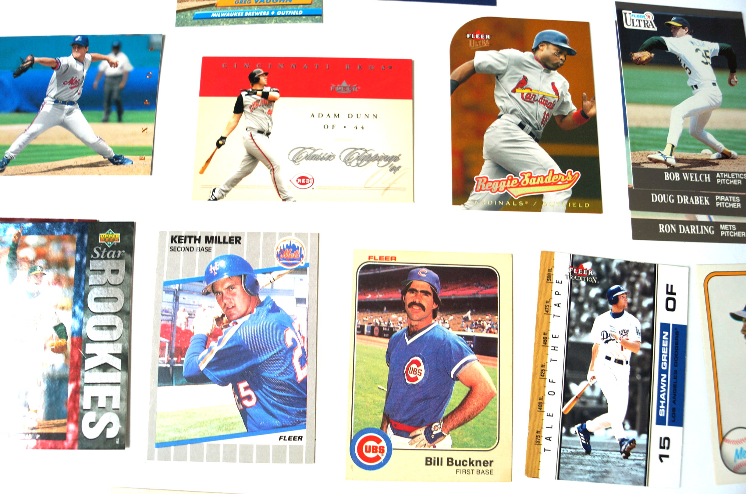 Assortment of Vintage Fleer Baseball Cards