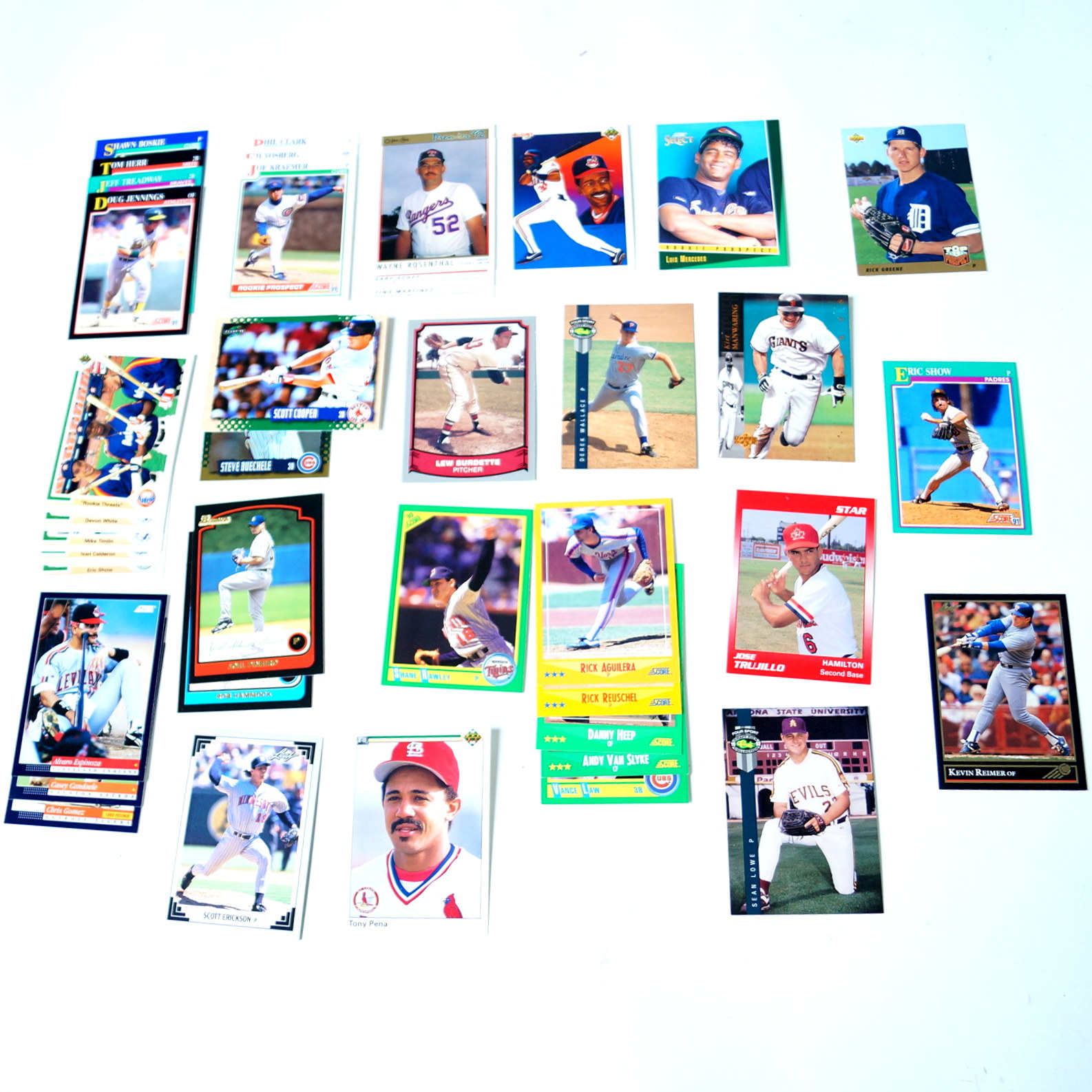 Assortment of Vintage Baseball Cards