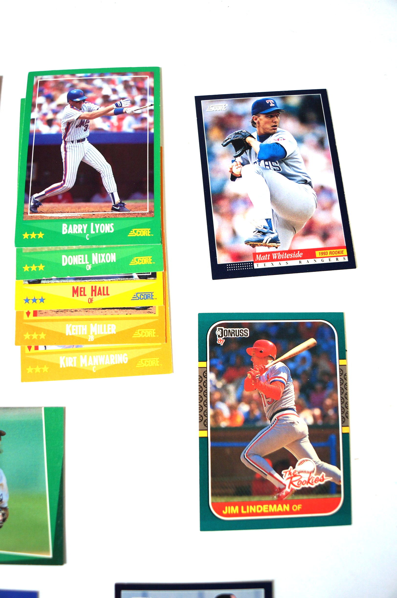 Assortment of Vintage Baseball Cards