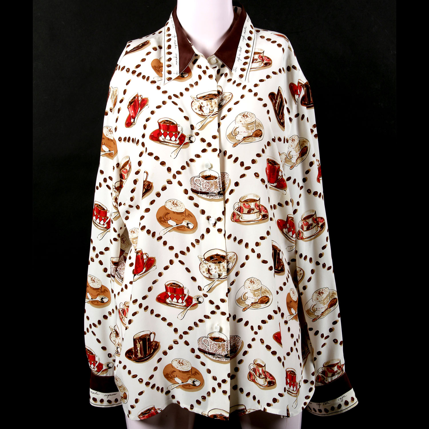 Vintage Starington By Charlotte Silk Blouse