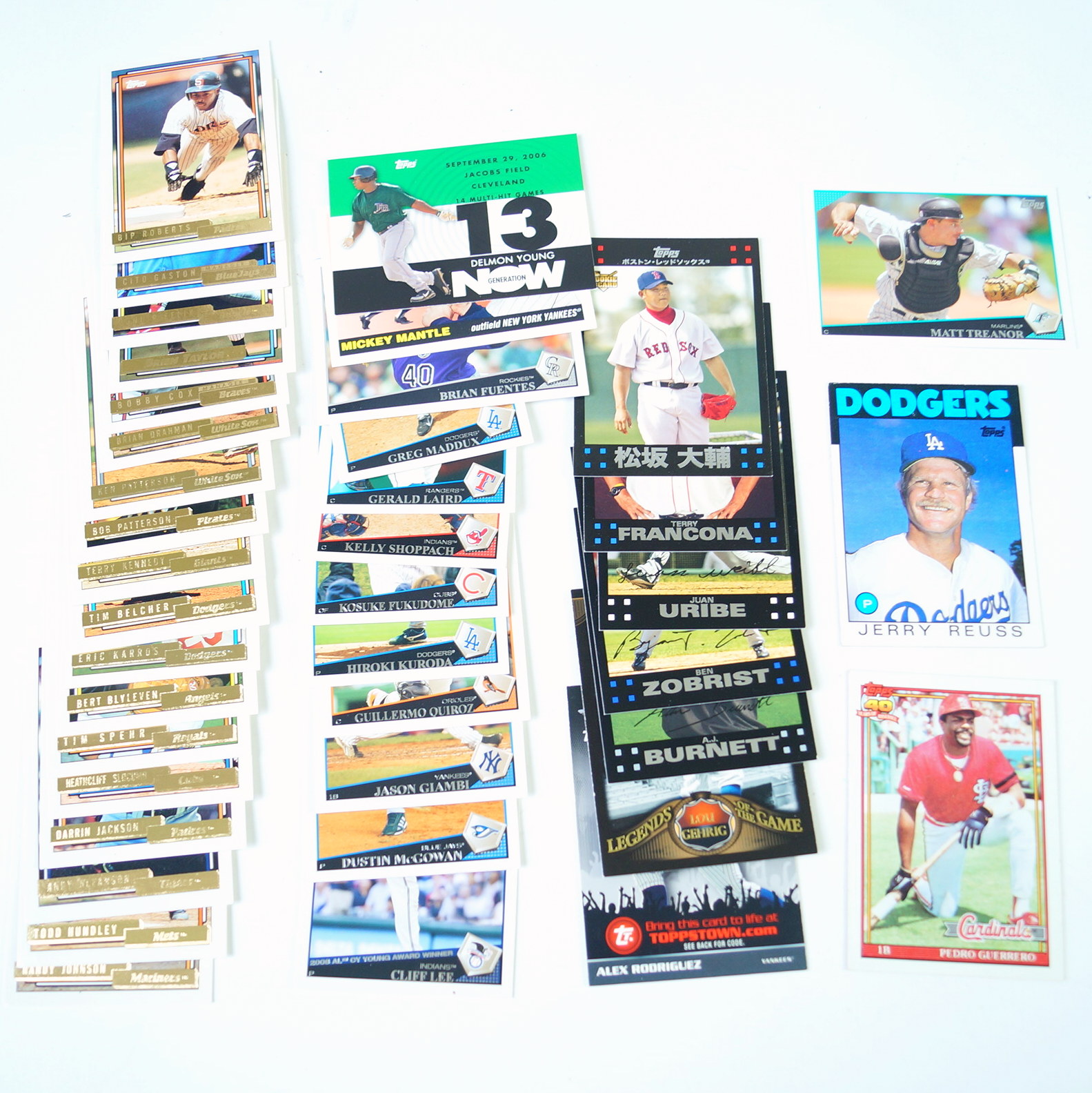 Assortment of Vintage Topps Baseball Cards
