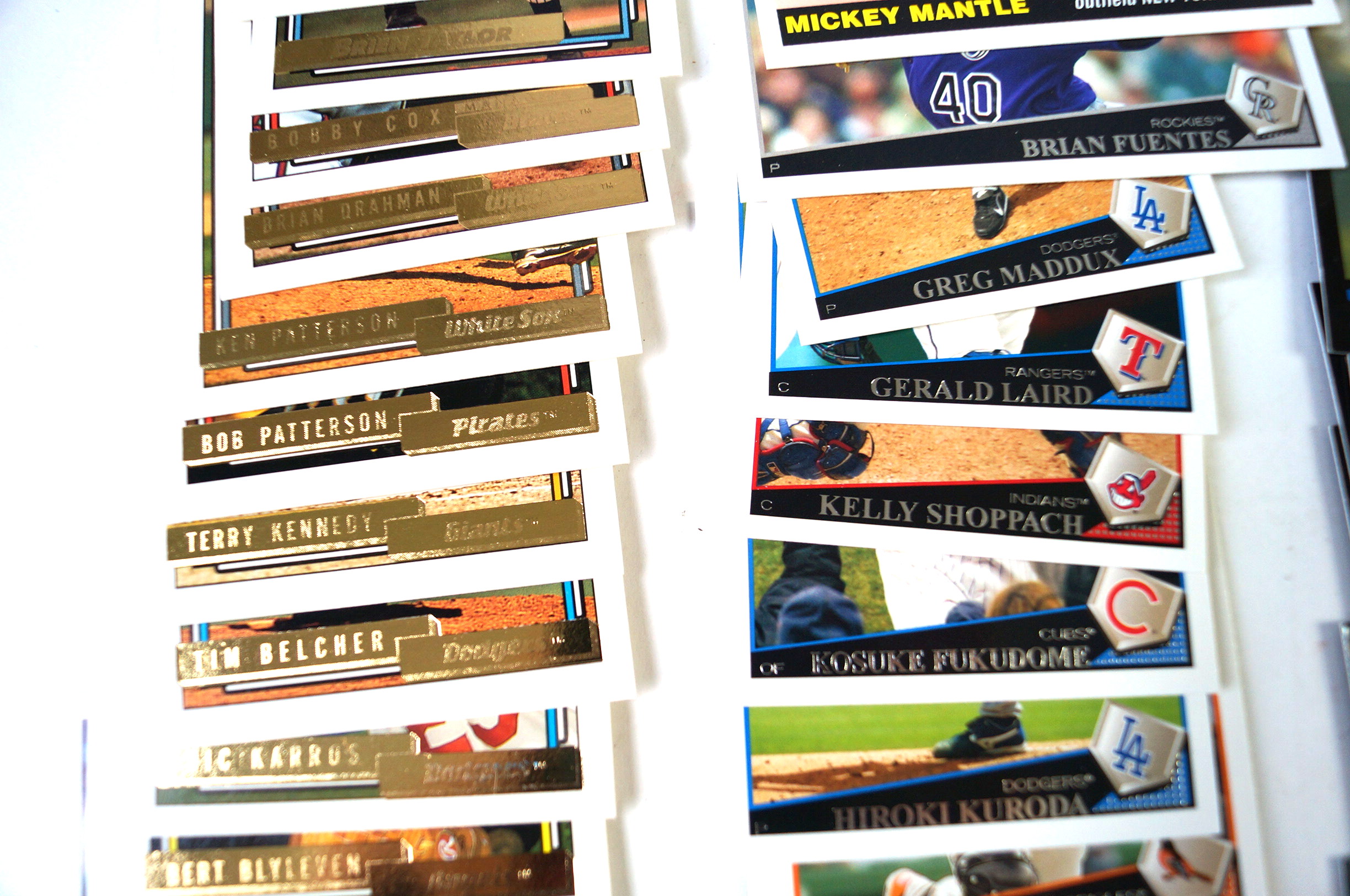 Assortment of Vintage Topps Baseball Cards