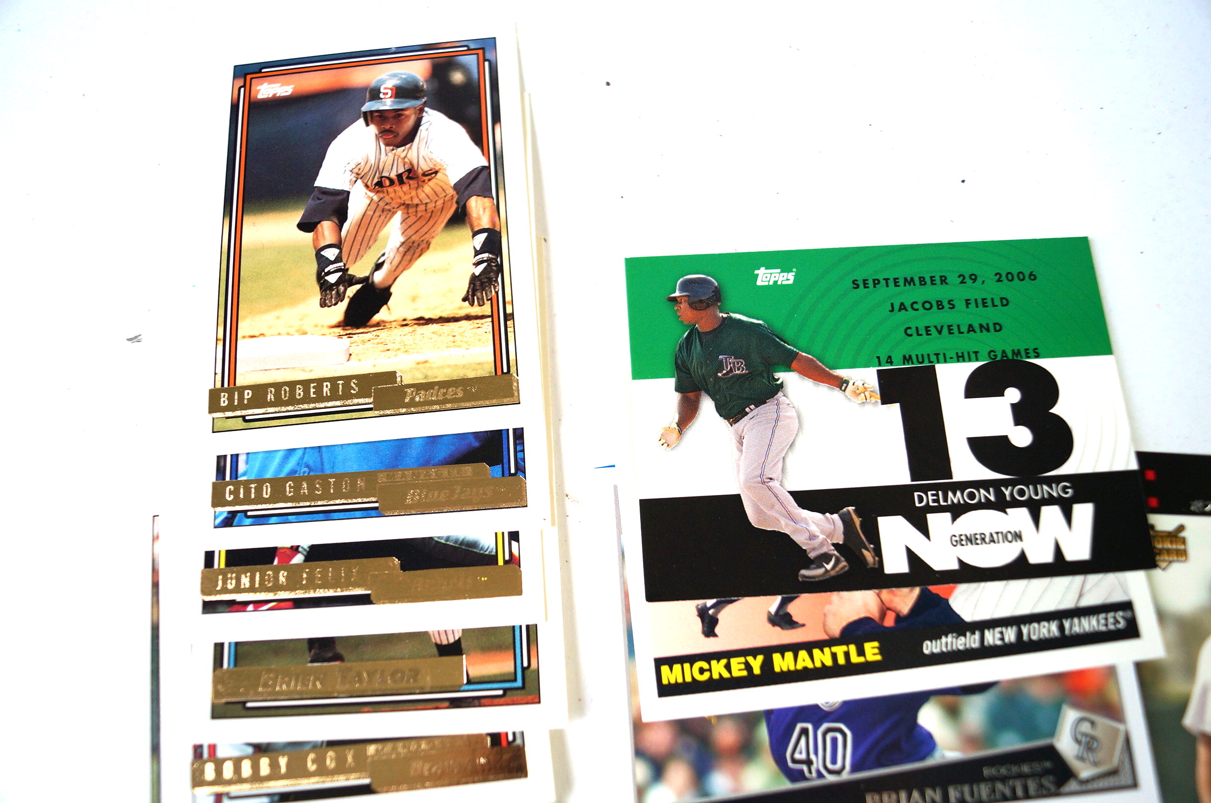 Assortment of Vintage Topps Baseball Cards