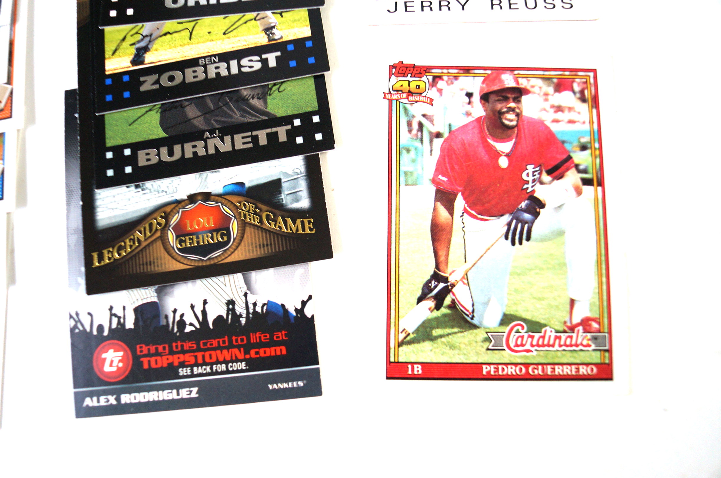 Assortment of Vintage Topps Baseball Cards