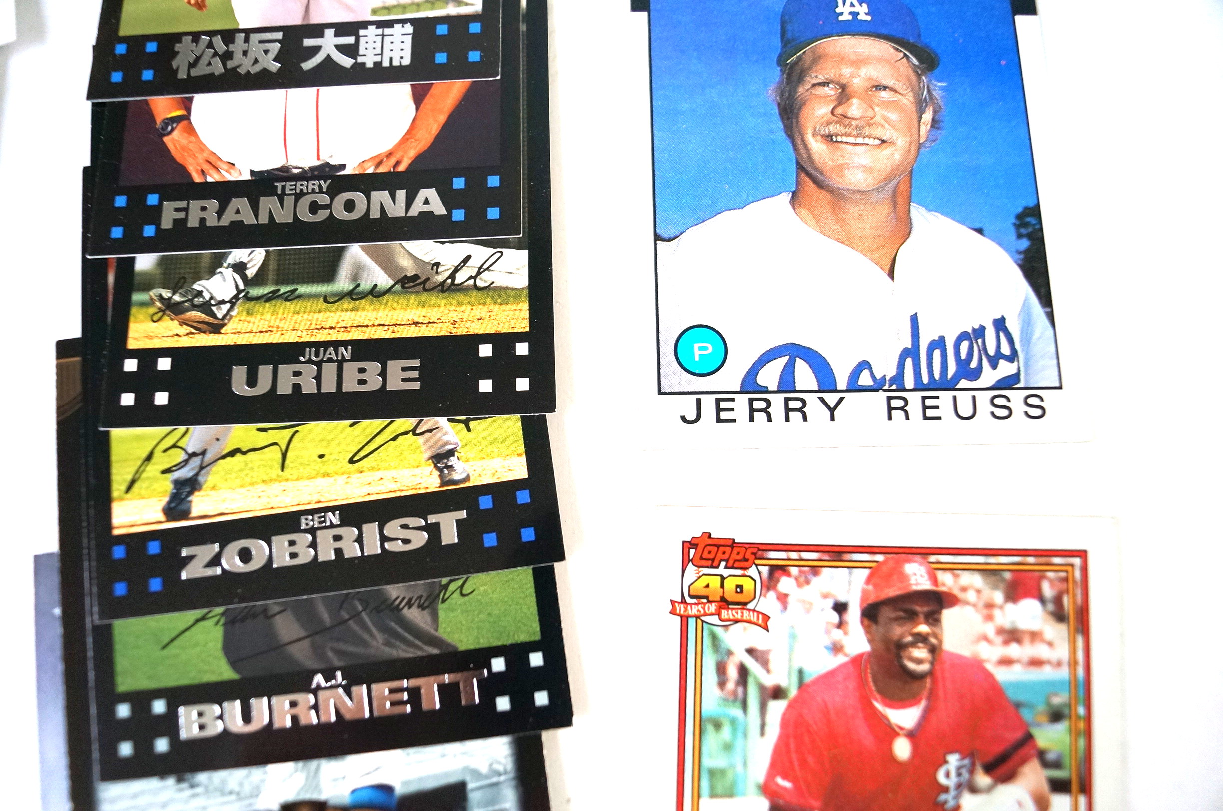 Assortment of Vintage Topps Baseball Cards