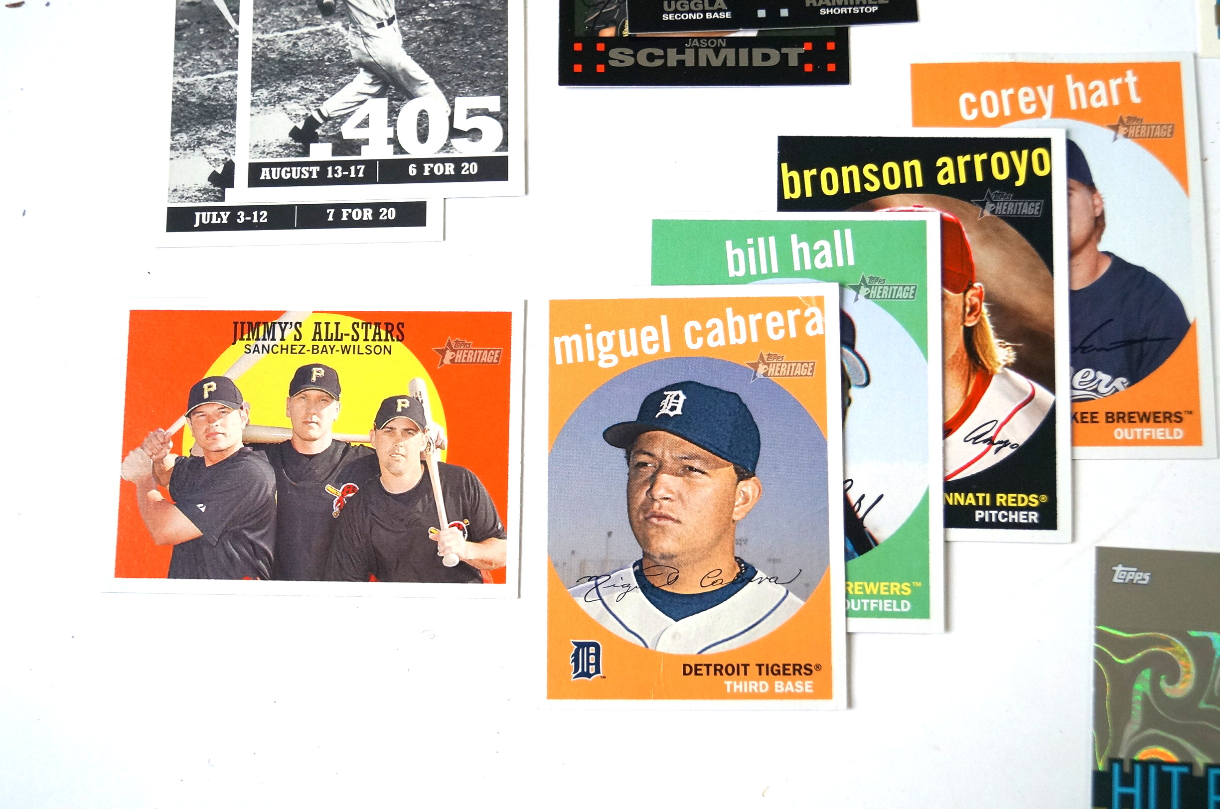 Assortment of Vintage Topps Baseball Cards