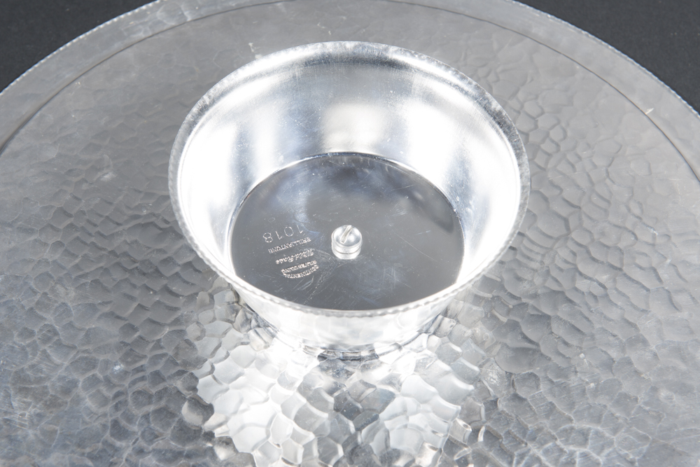 Trio Of Vintage "Wild Rose" Aluminum Serveware