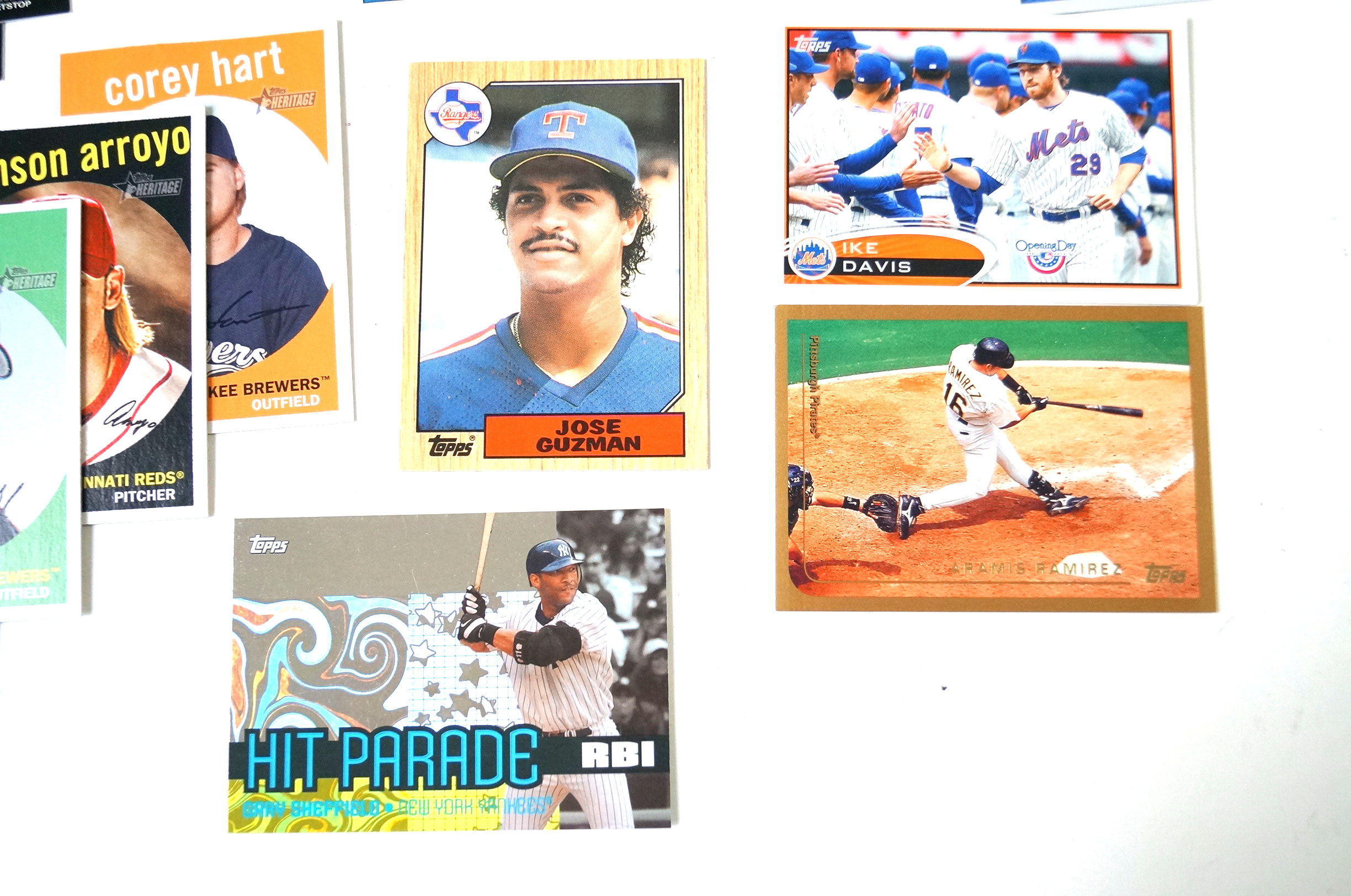 Assortment of Vintage Topps Baseball Cards