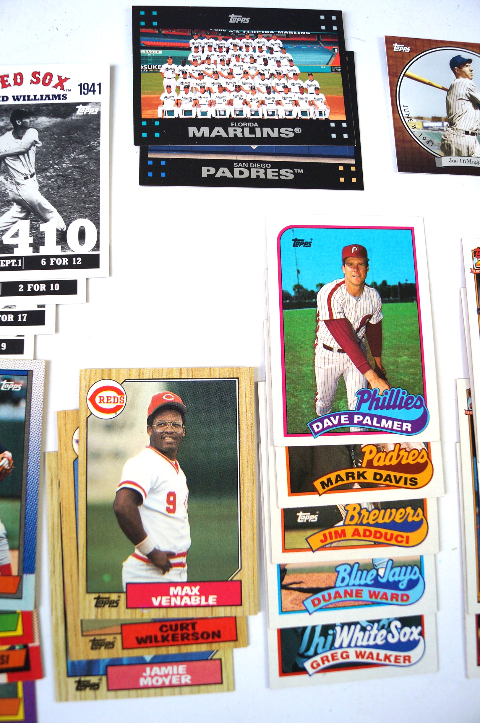 Assortment of Vintage Topps Baseball Cards